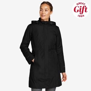 Eddie Bauer Women's Girl On The Go Insulated Trench Coat